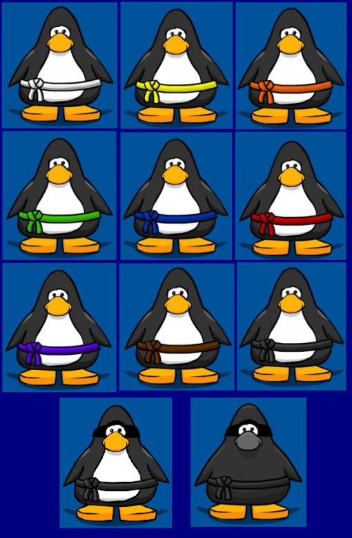 Club Penguin How Many Games To Get A Blue Belt 72